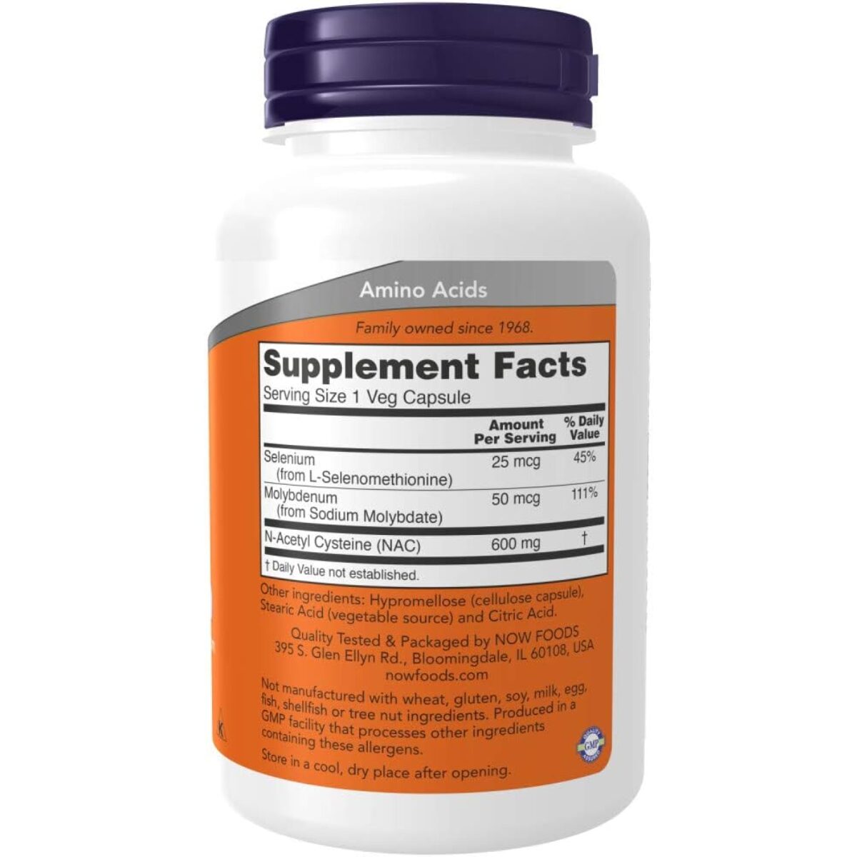 thumbnail image 2 of NOW Foods NAC 600mg Pure Powder 4 Oz Best By 09/2025 Clearance 2 of 4